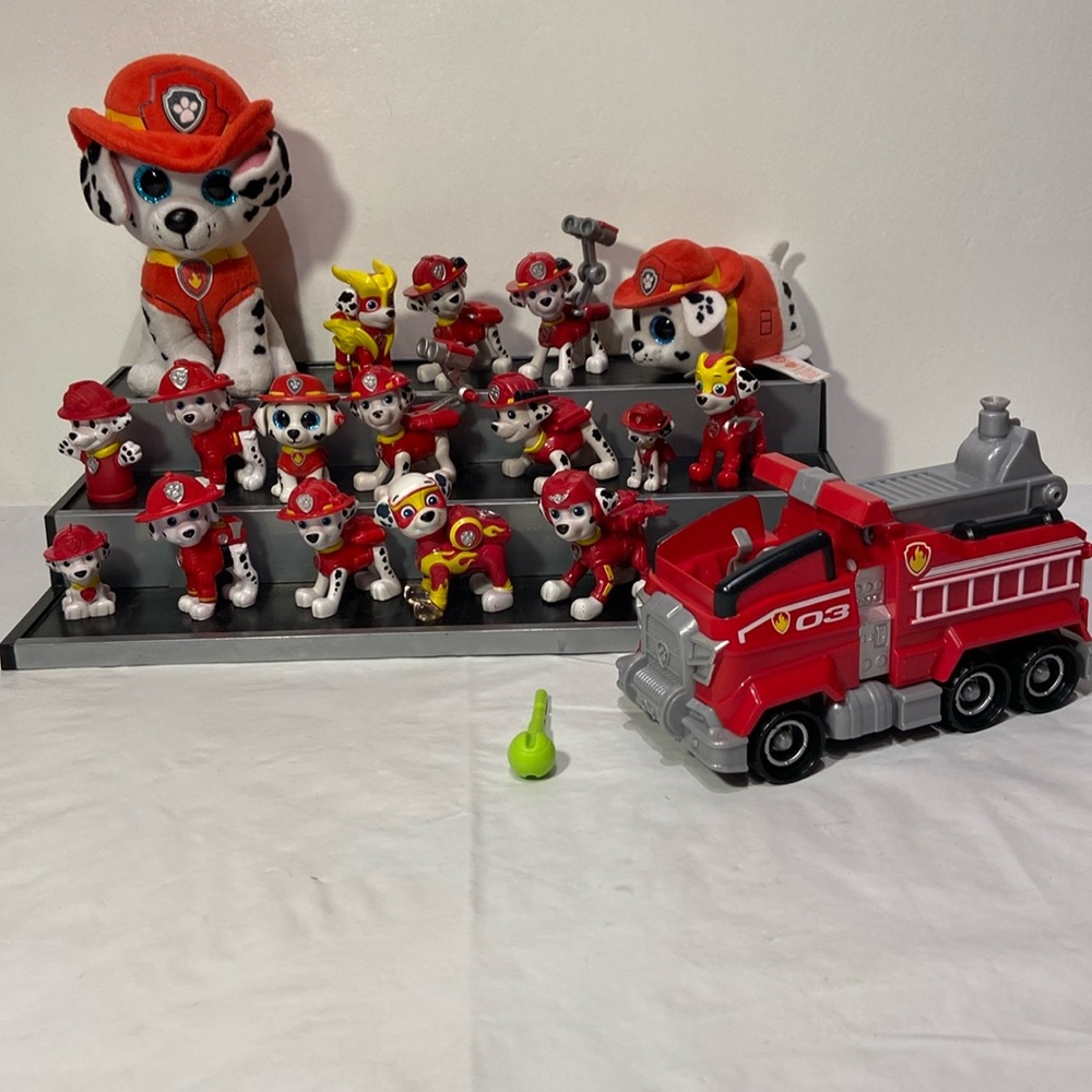Paw Patrol Marshall Vehicle, Stuffies, Figures